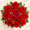 10 Red Roses Bouquet Style